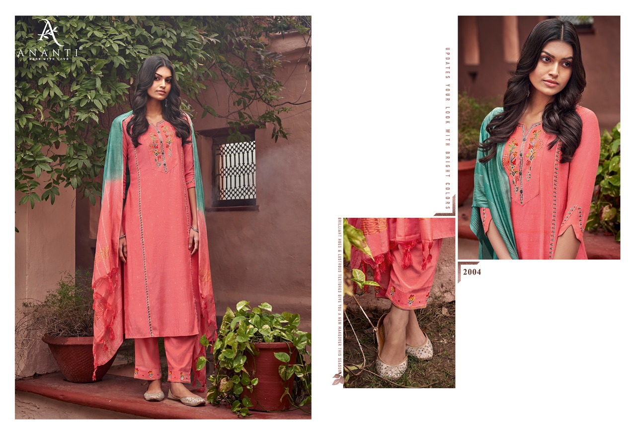 Ananti  Presents  Nishra Fancy  Readymade Collection