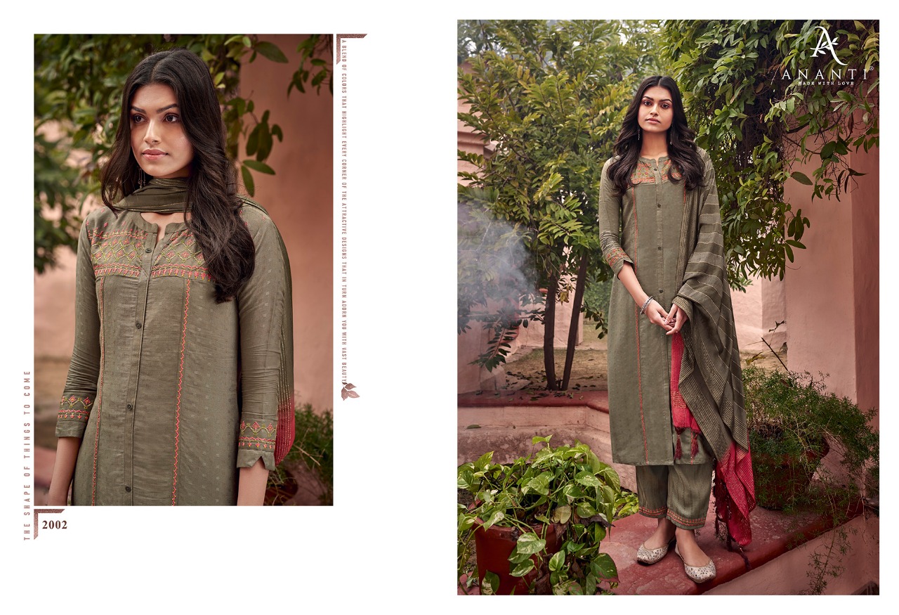 Ananti  Presents  Nishra Fancy  Readymade Collection