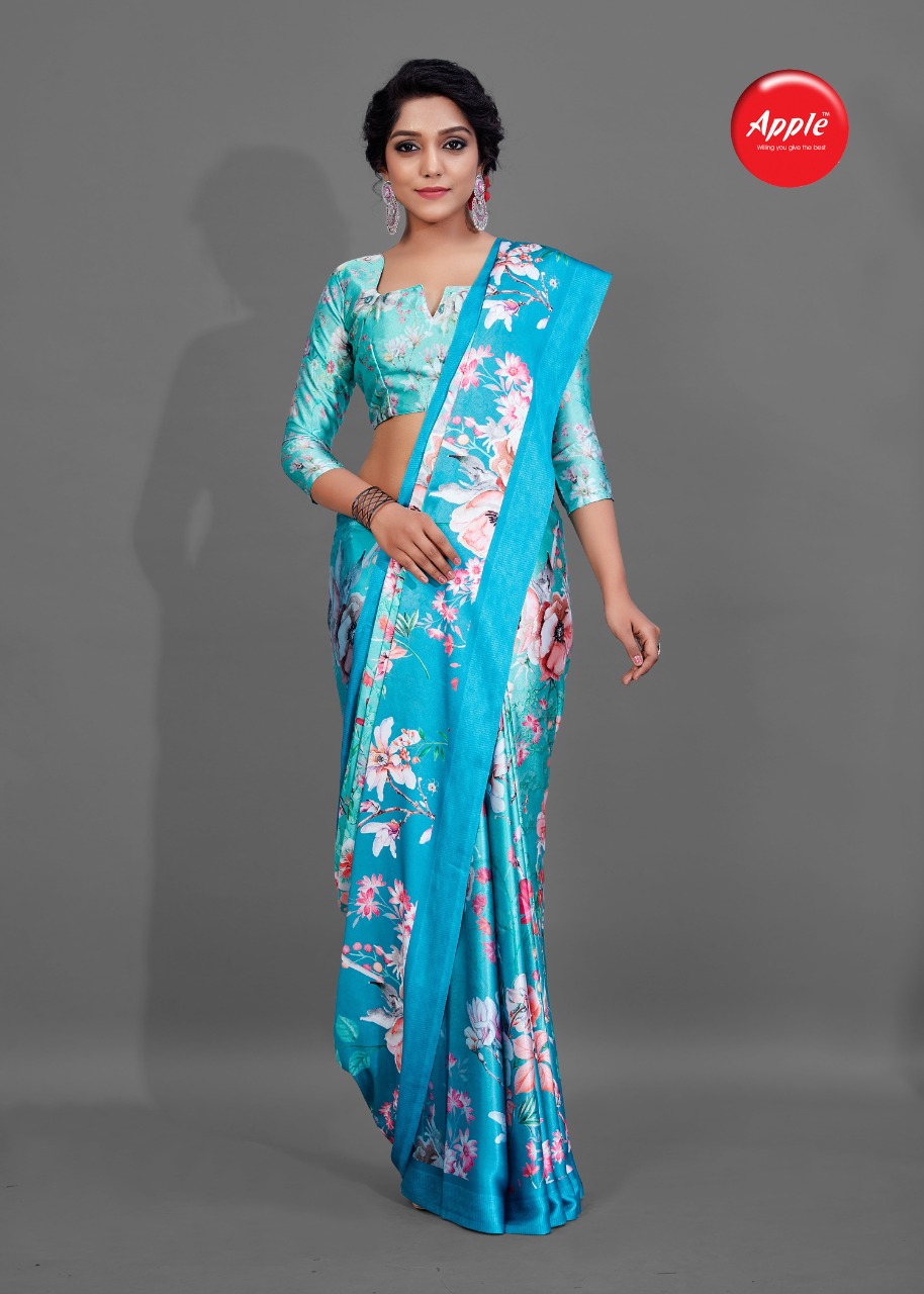 Apple Presents  Flowery  Vol 5  Designer Saree Collection