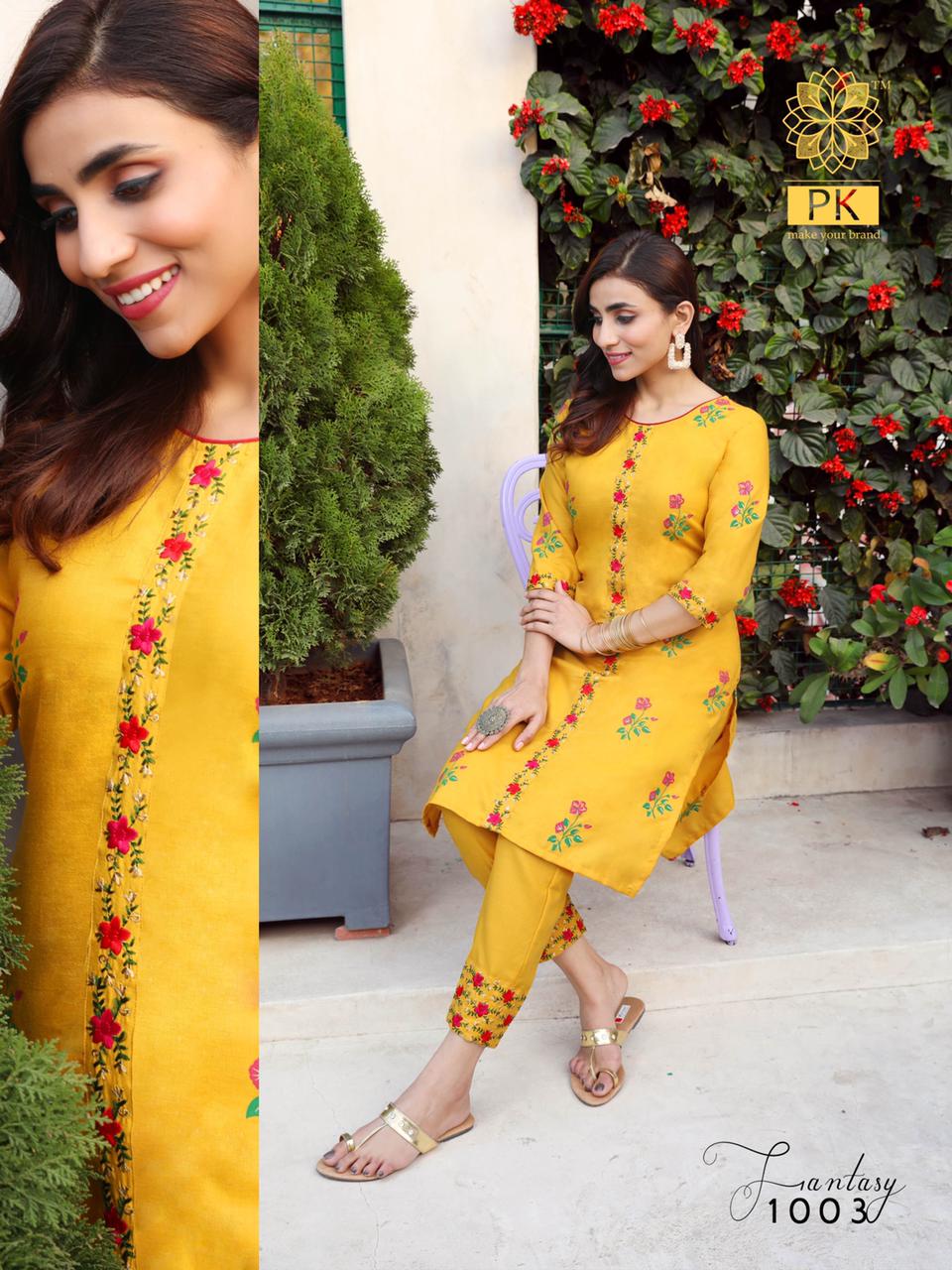 Aradhna Presents  Fashion Fantasy Vol  1 Kurti With Bottom Collection