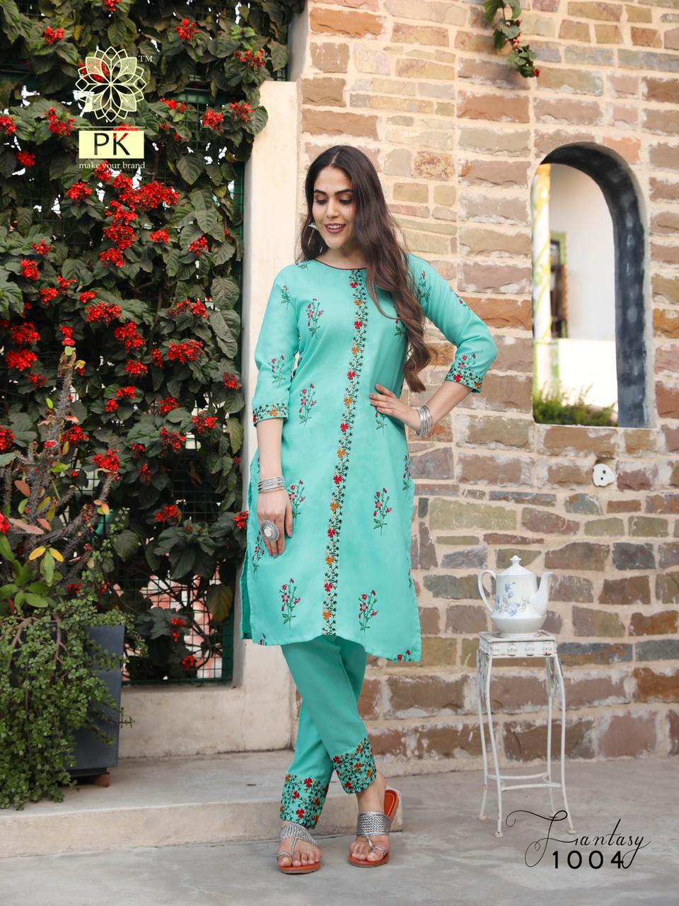 Aradhna Presents  Fashion Fantasy Vol  1 Kurti With Bottom Collection