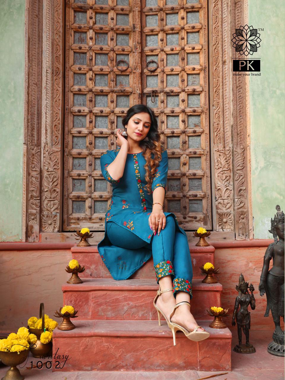 Aradhna Presents  Fashion Fantasy Vol  1 Kurti With Bottom Collection