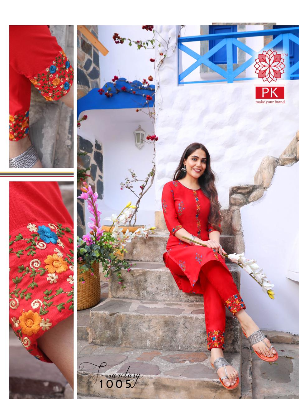 Aradhna Presents  Fashion Fantasy Vol  1 Kurti With Bottom Collection