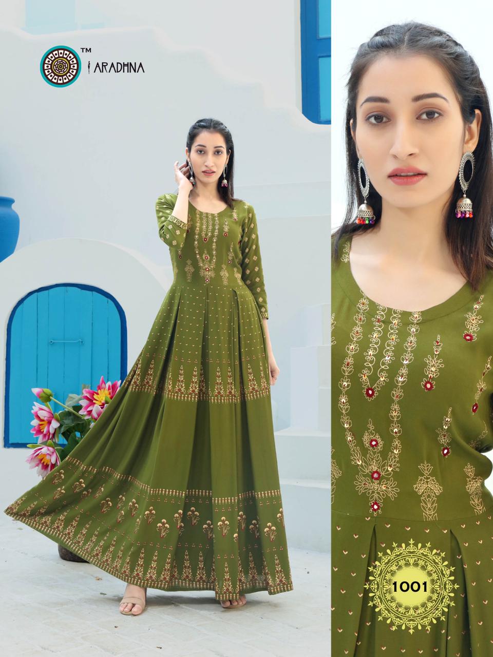 Aradhna  Presents  Riwaaz  Vol  1 Ethnic Wear  Kurtis Collection