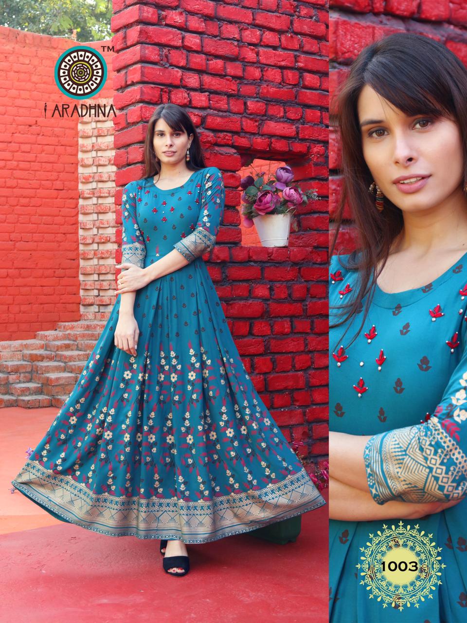 Aradhna  Presents  Riwaaz  Vol  1 Ethnic Wear  Kurtis Collection