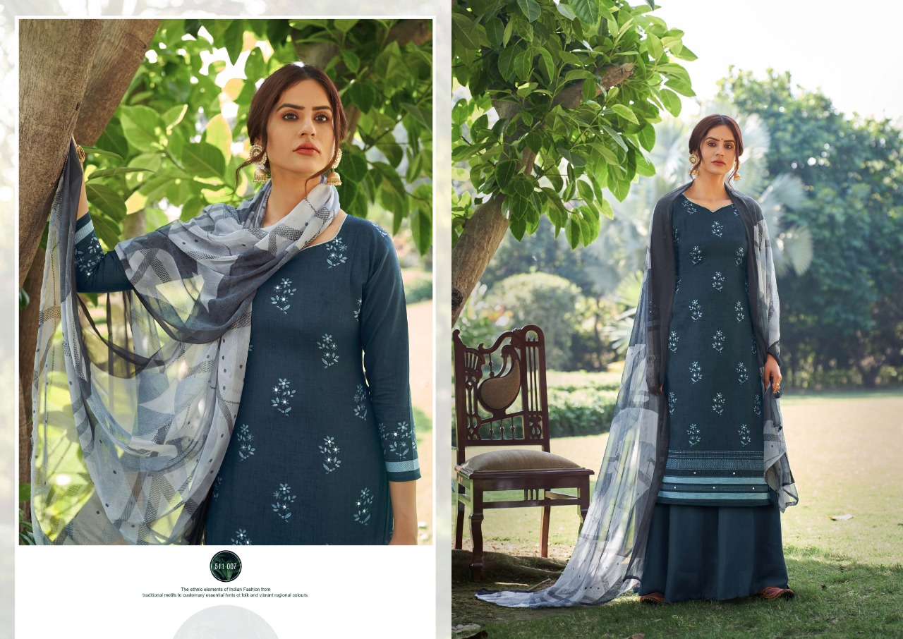 Belliza Presents  Amogh  Designer Dress Material