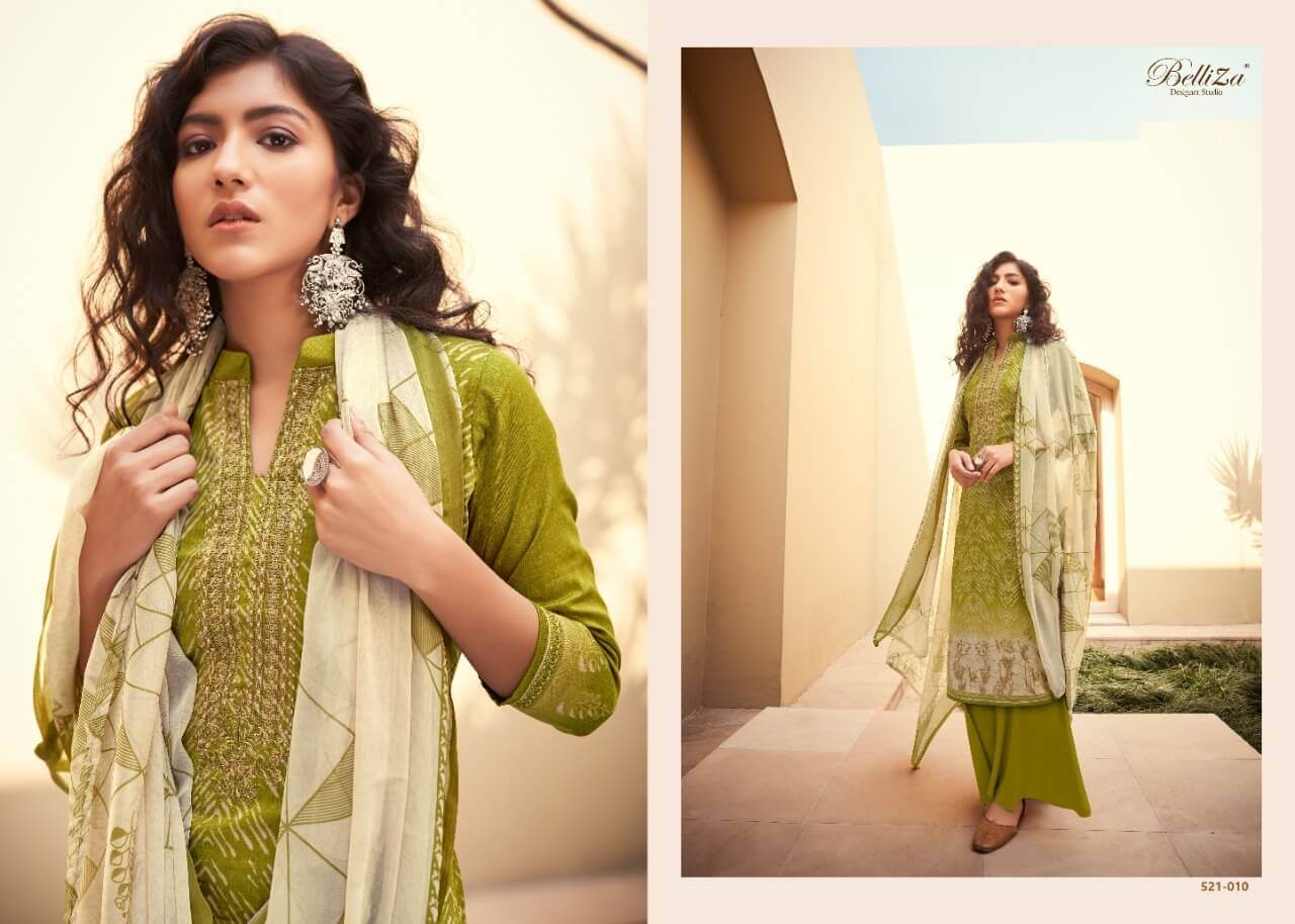 Belliza  Presents  Bliss Designer Dress Material