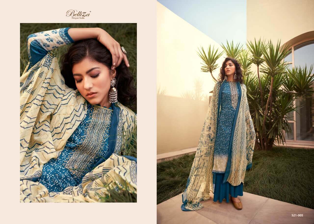 Belliza  Presents  Bliss Designer Dress Material