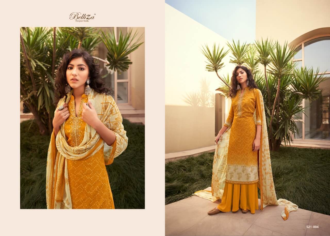 Belliza  Presents  Bliss Designer Dress Material