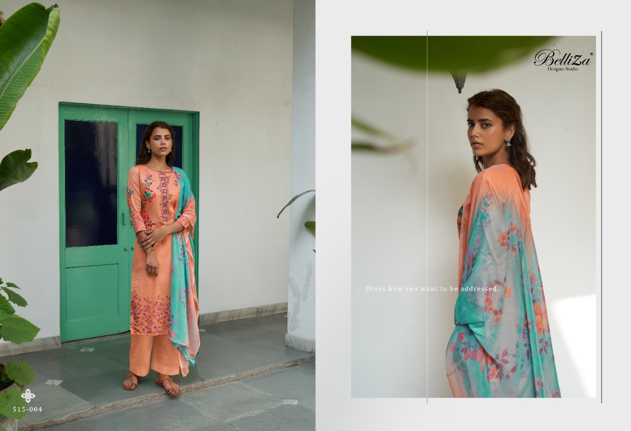 Belliza  Presents Ehsaas  Designer Dress Material Collection