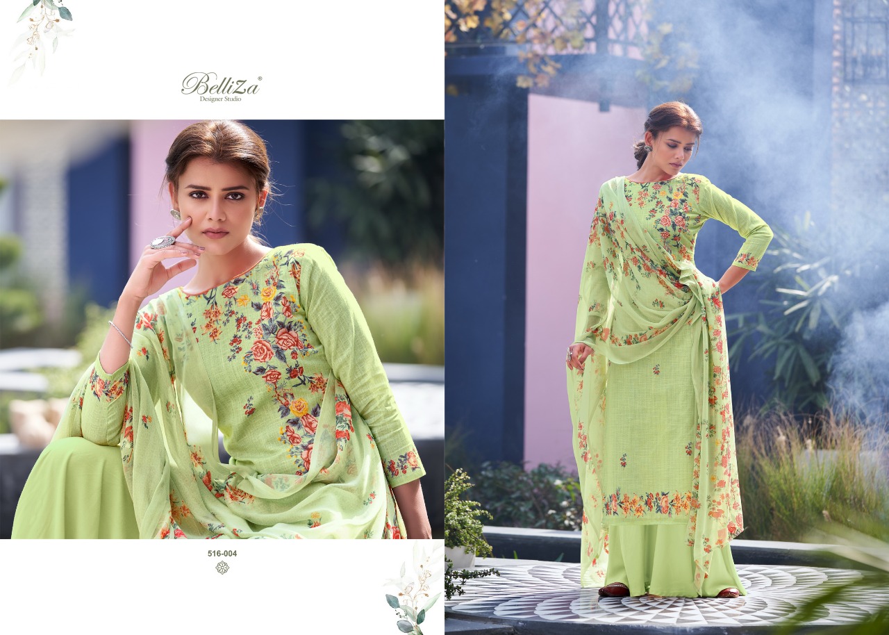 Belliza Presents Helix  Designer Dress Material
