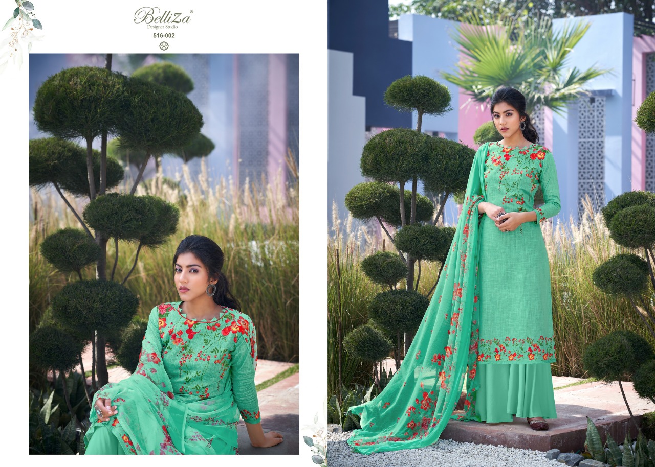 Belliza Presents Helix  Designer Dress Material