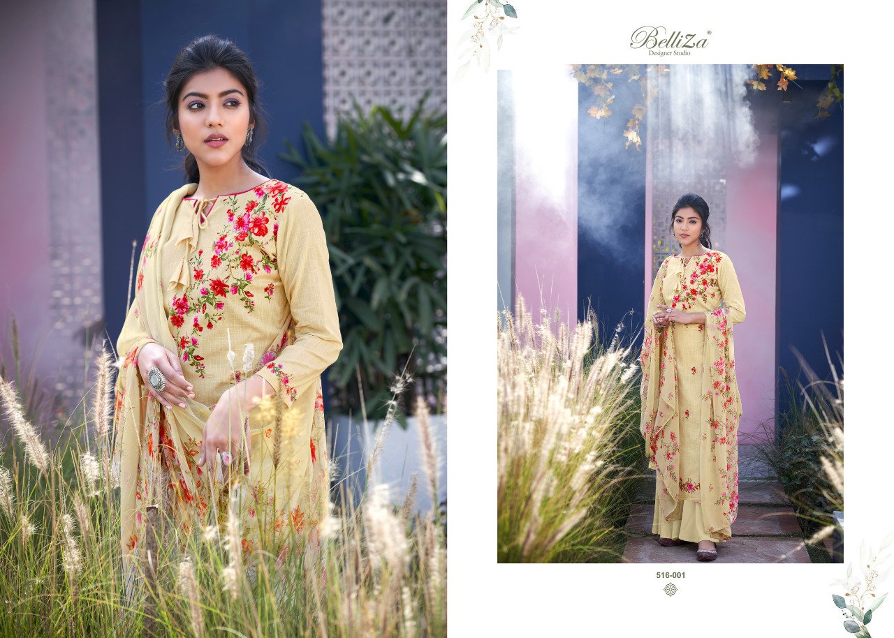 Belliza Presents Helix  Designer Dress Material