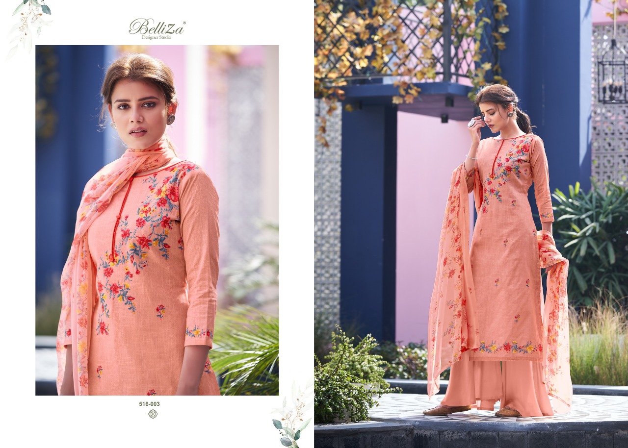 Belliza Presents Helix  Designer Dress Material