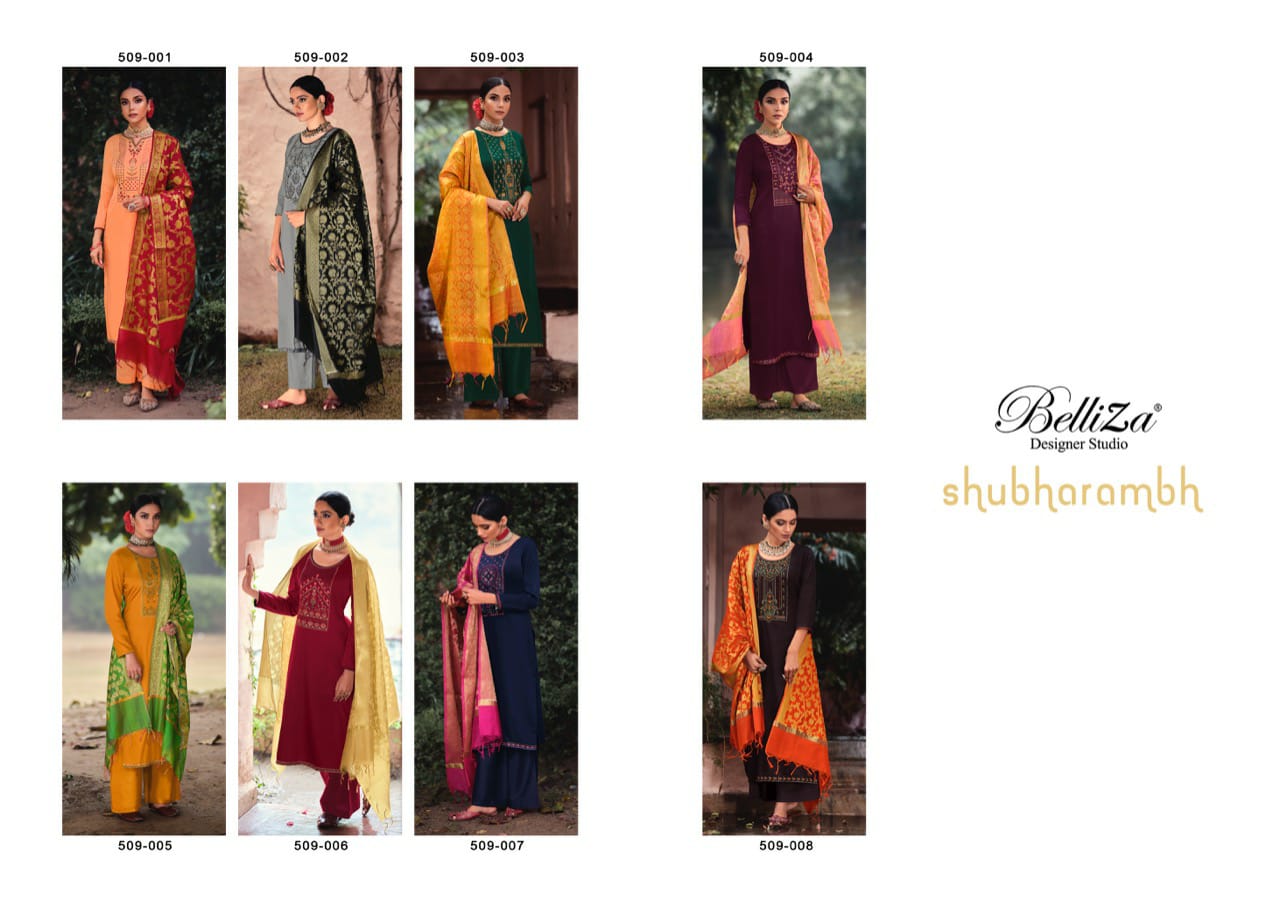 Belliza Presents  Shubharambh  Vol 2 Designer Dress Material