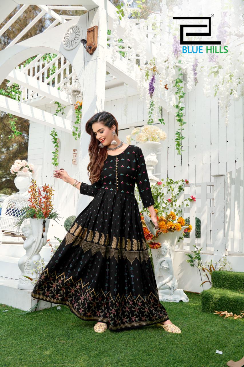 Blue Hills By  Walkway Vol 10  Designer Long Kurti Collection