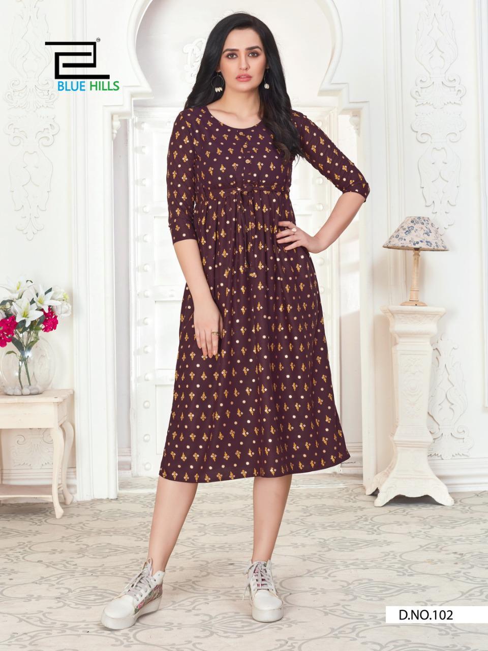 Blue Hills Presents  Hi Fi Designer Printed Kurti Collection