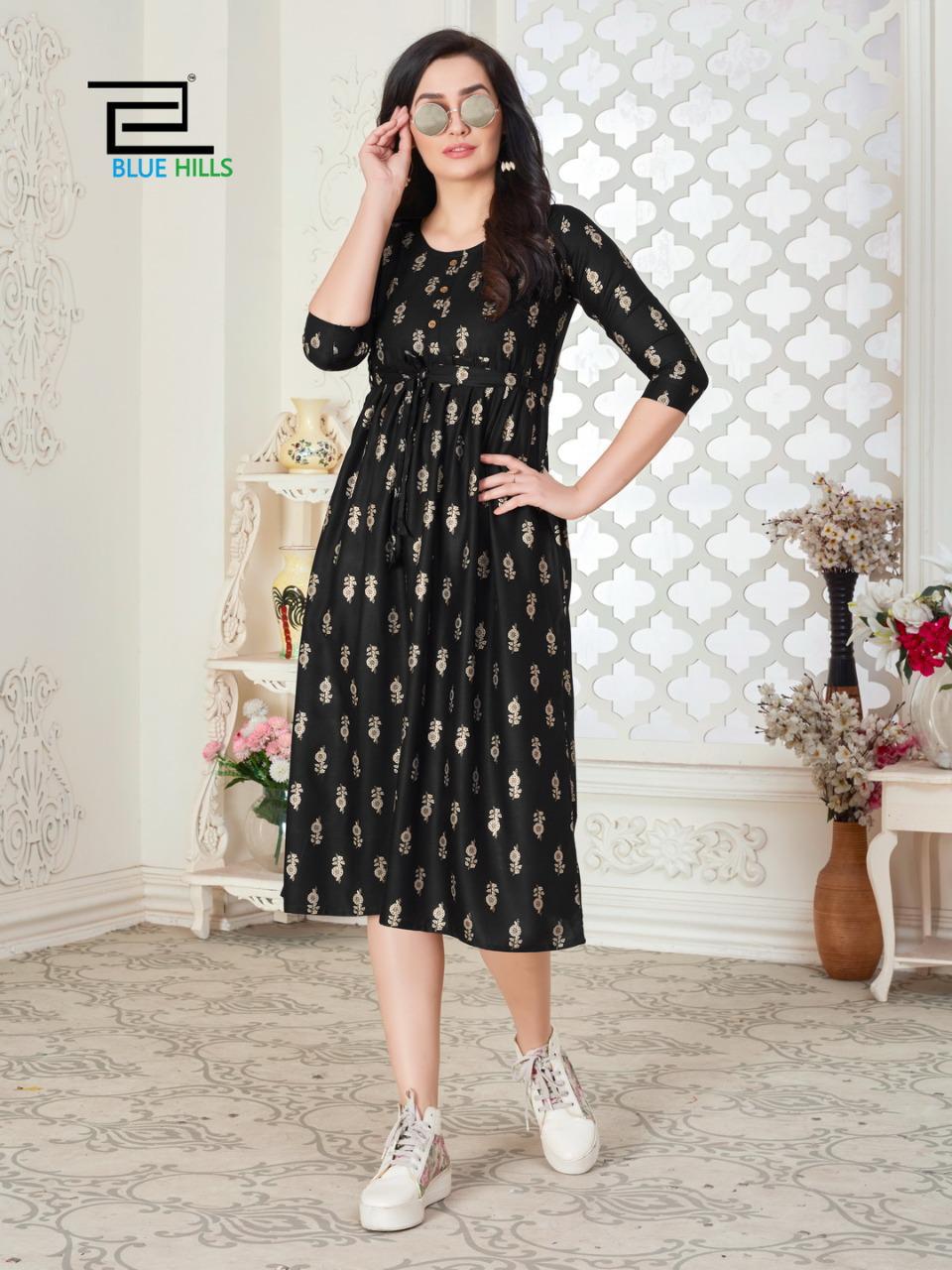 Latest Kurti Design  Printed Georgette Kurti  LotusLane  Customize it to  your style