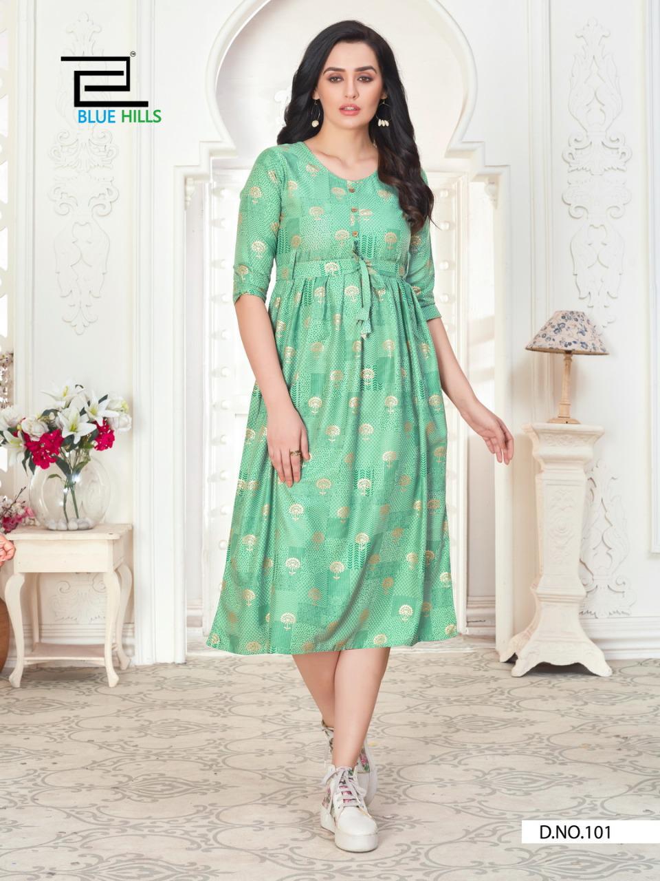 Blue Hills Presents  Hi Fi Designer Printed Kurti Collection