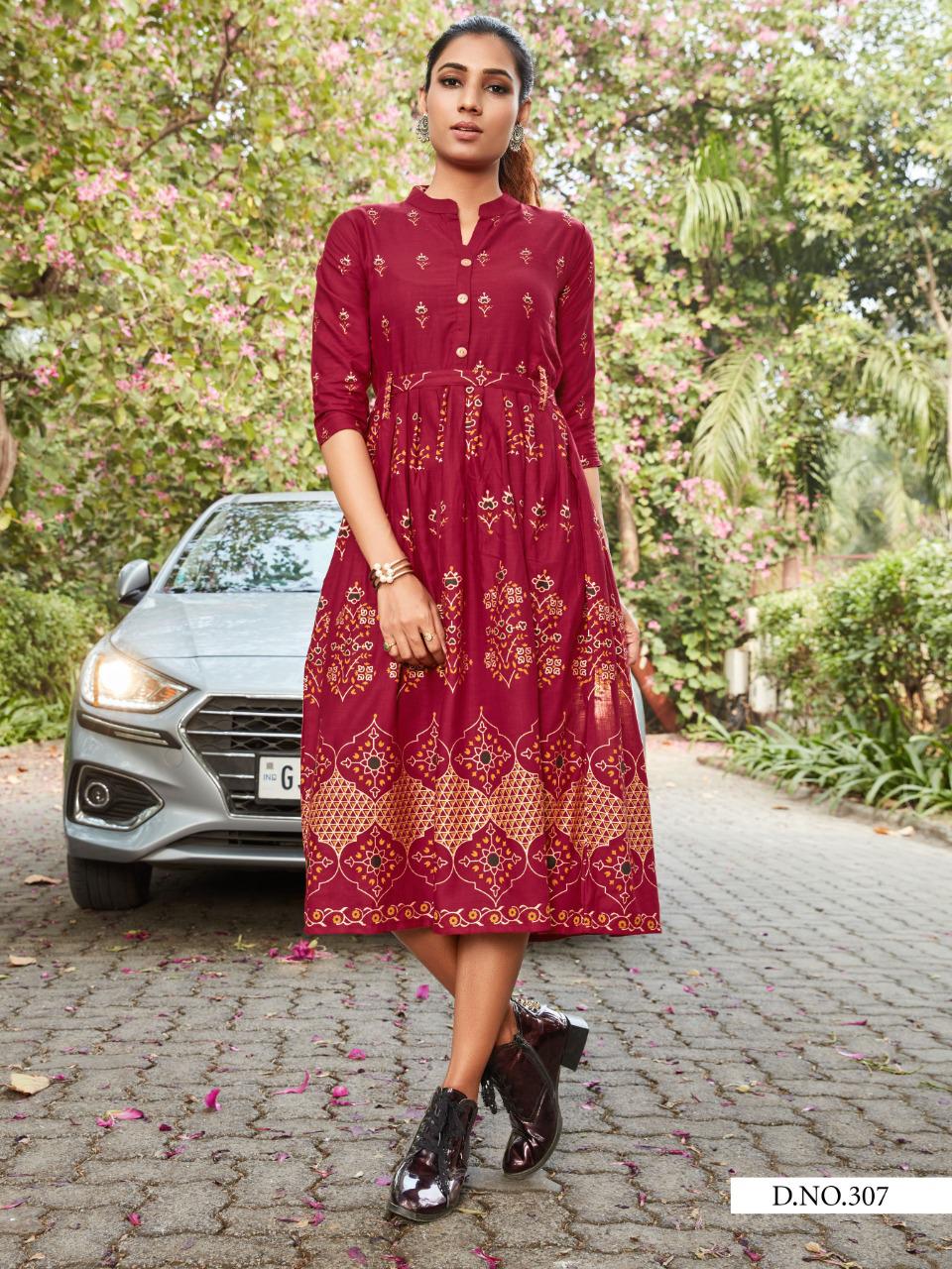 Blue Hills  Presents  Style Out  Vol  3 Ethnic Wear Long Kurtis Collection