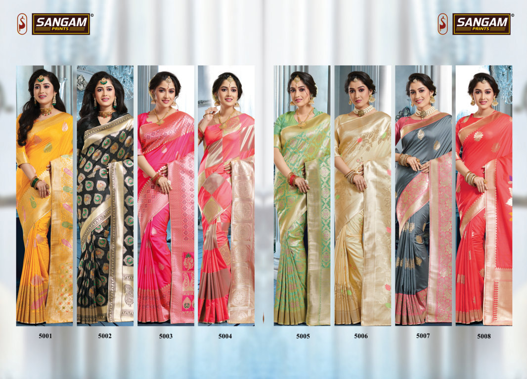 Sangam Presents Kanchana Pure Banarasi Silk Sarees
