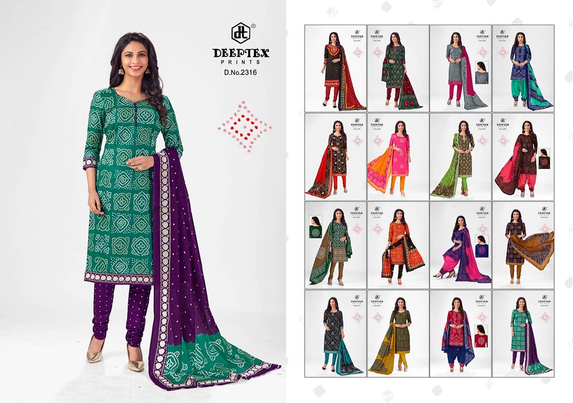 Deeptex   Presents Classic Chunari  Vol 23 Printed Cotton Collection