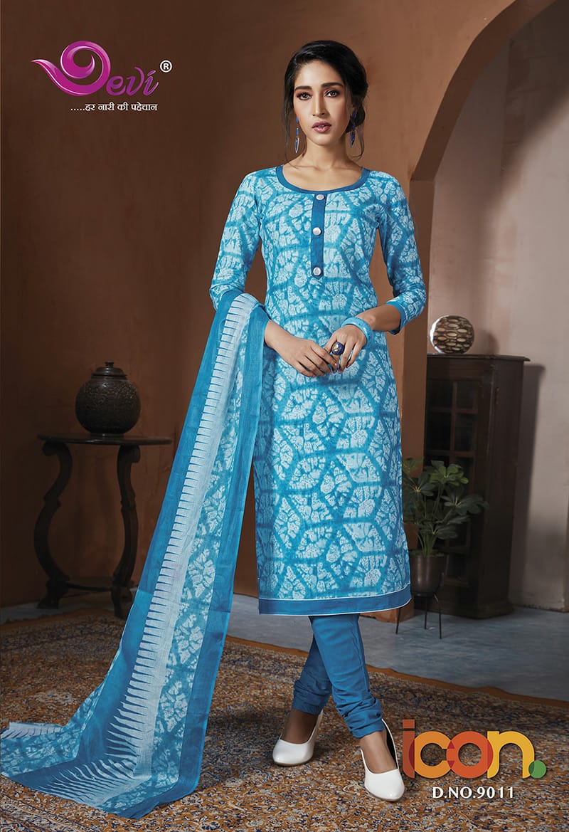 Devi Presents  Icon Vol 9 Casual Wear Dress Materials