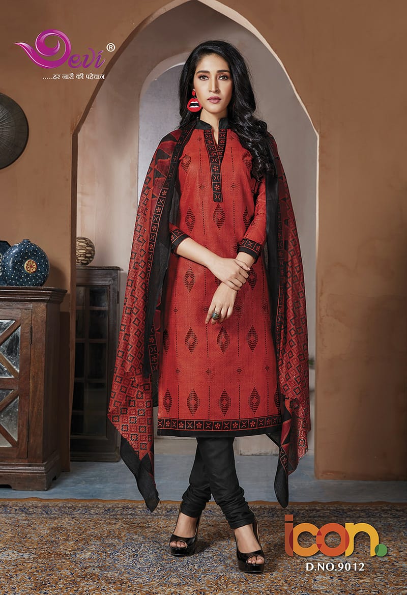 Devi Presents  Icon Vol 9 Casual Wear Dress Materials