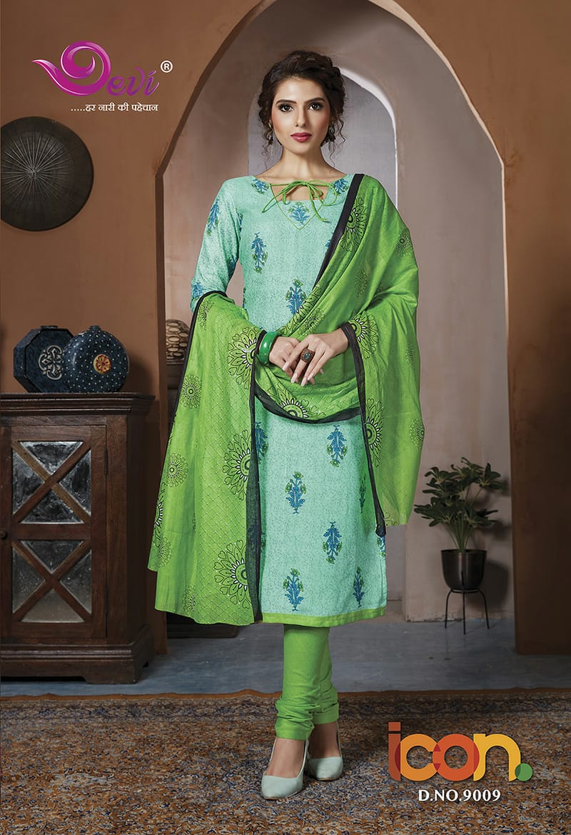 Devi Presents  Icon Vol 9 Casual Wear Dress Materials