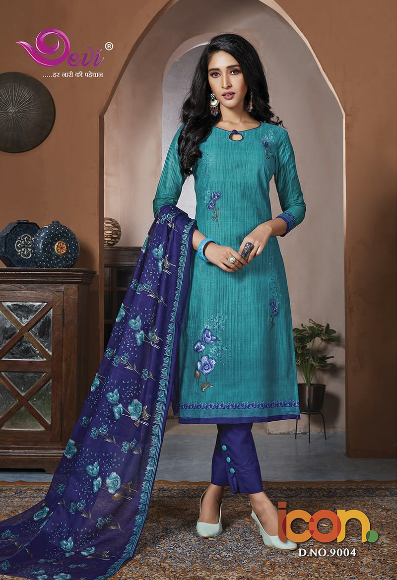 Devi Presents  Icon Vol 9 Casual Wear Dress Materials