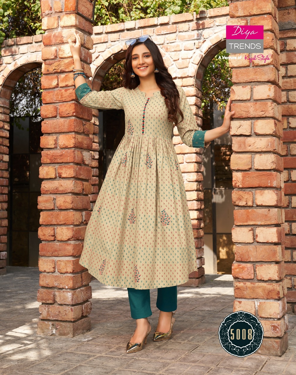 Diya Trends Presents Ethnicity Vol 5 Long Kurtis Collection