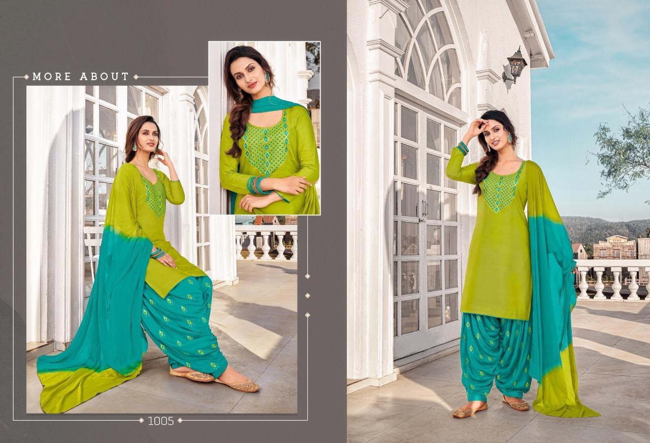 Fc Presents Faster  Patiyala  Designer Ready Made Collection