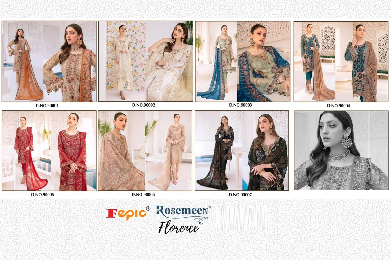 Fepic Presents  Rosemeen Florence Pakistani Salwar Suits Collection