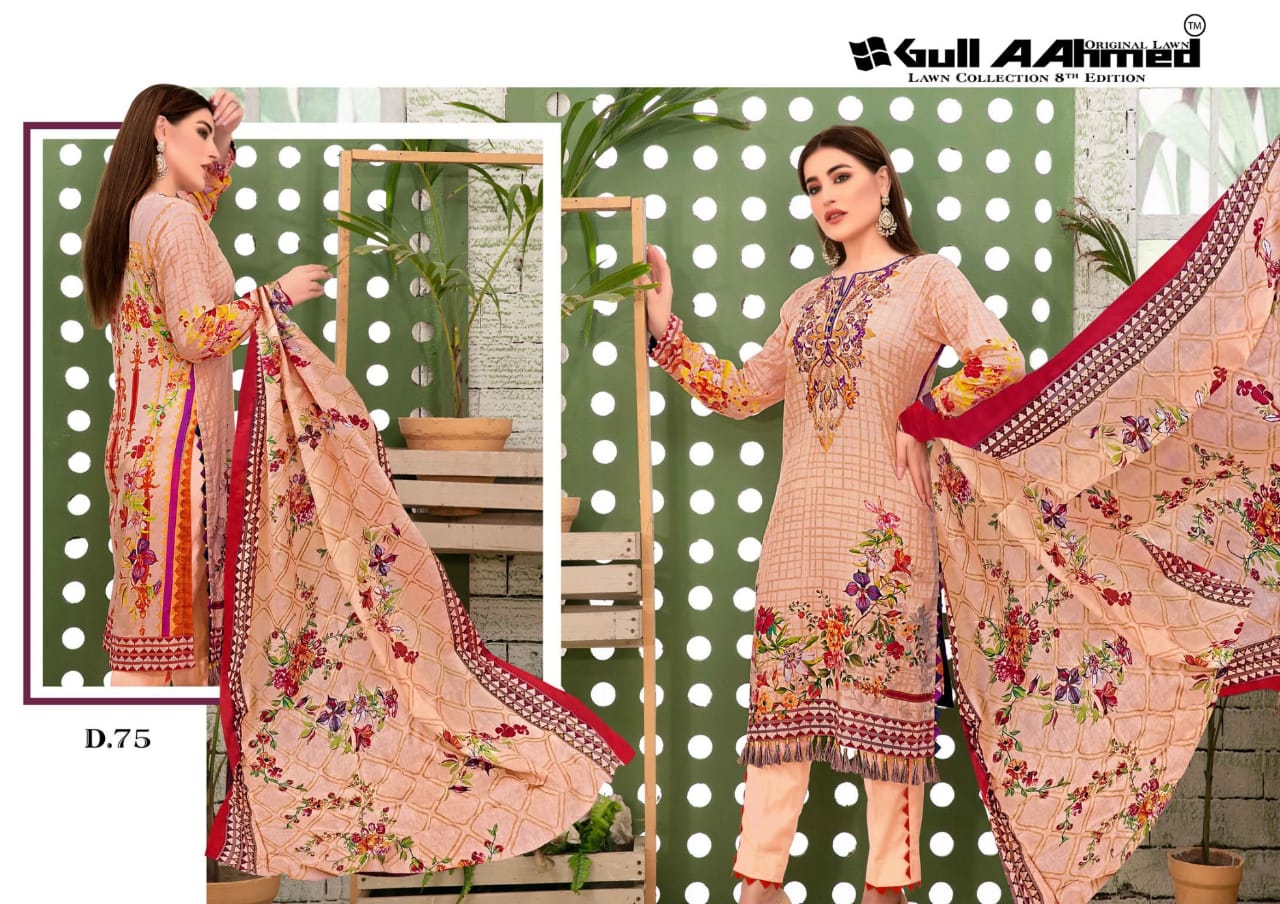 Gull Ahmed  Vol 8 Hit  Lawn Karachi Collection