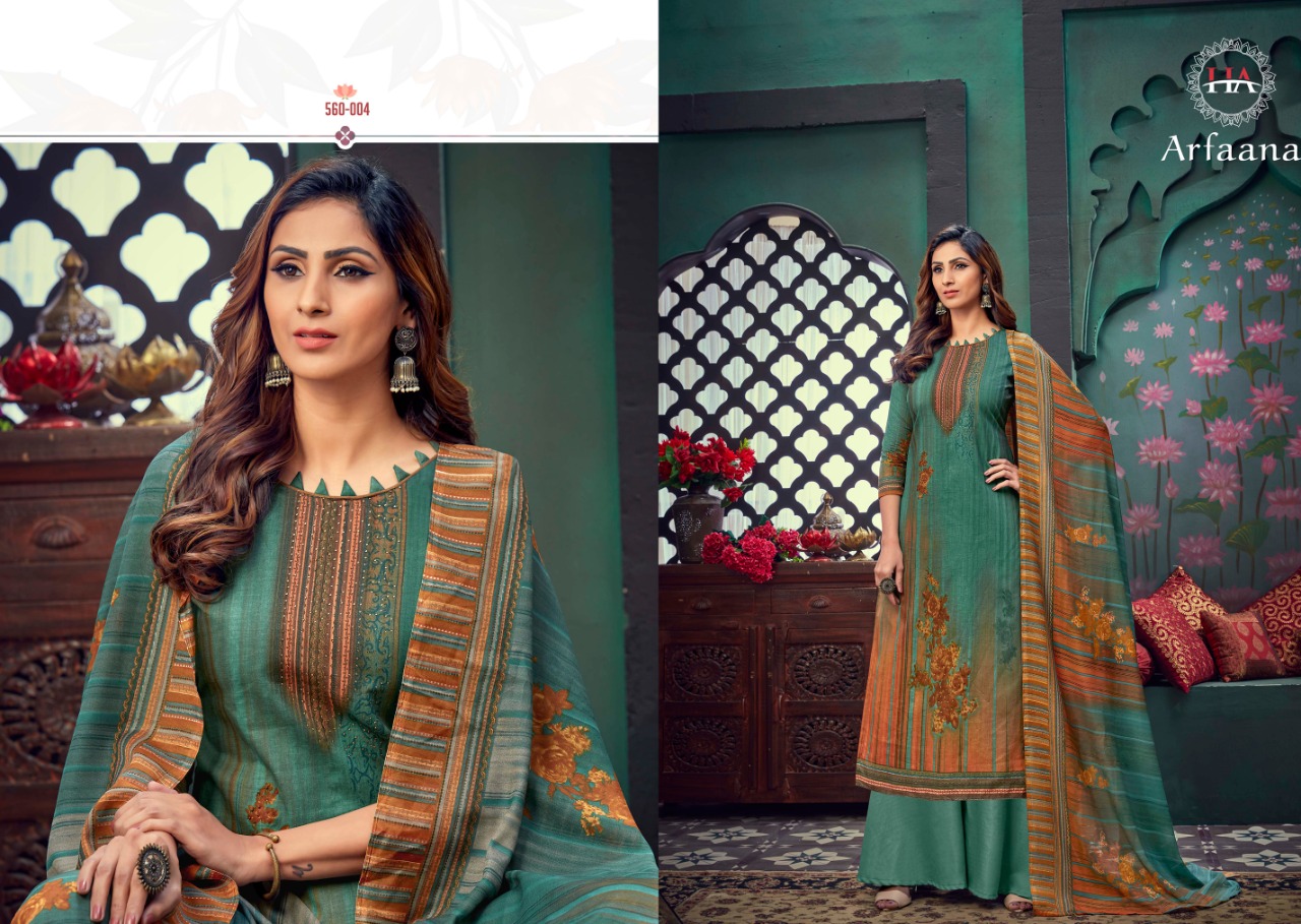 Harshit Presents Arfaana  Designer Dress Material Collection