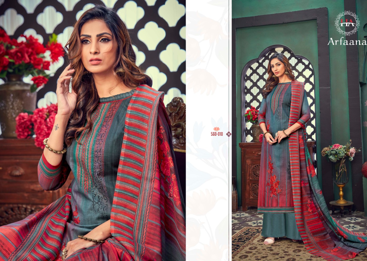 Harshit Presents Arfaana  Designer Dress Material Collection
