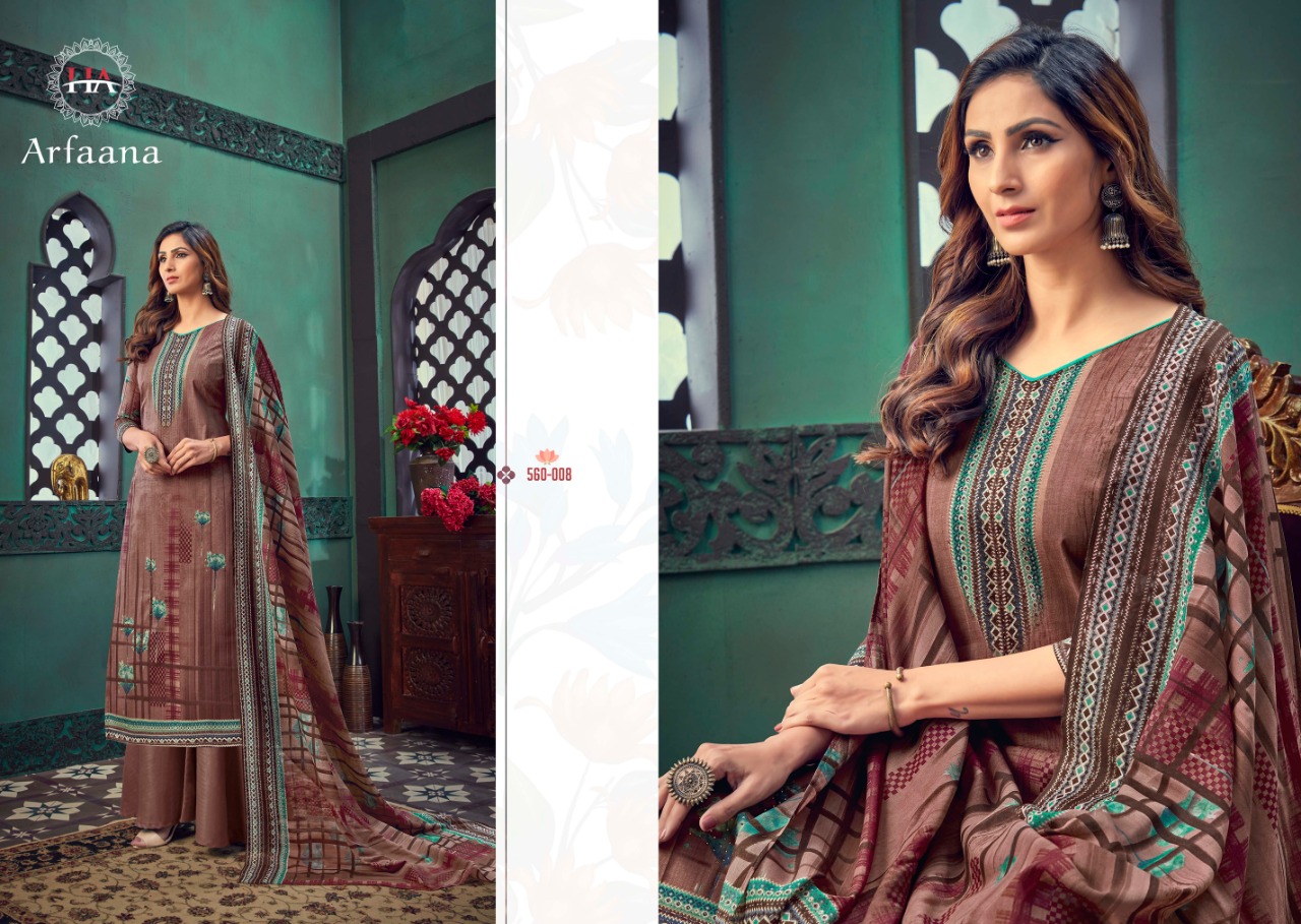 Harshit Presents Arfaana  Designer Dress Material Collection