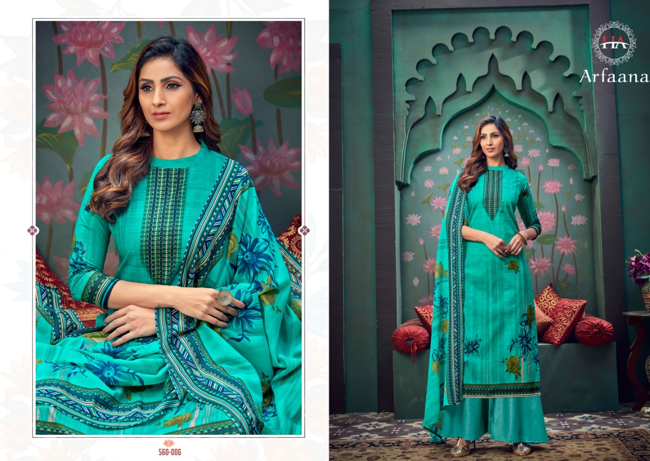 Harshit Presents Arfaana  Designer Dress Material Collection