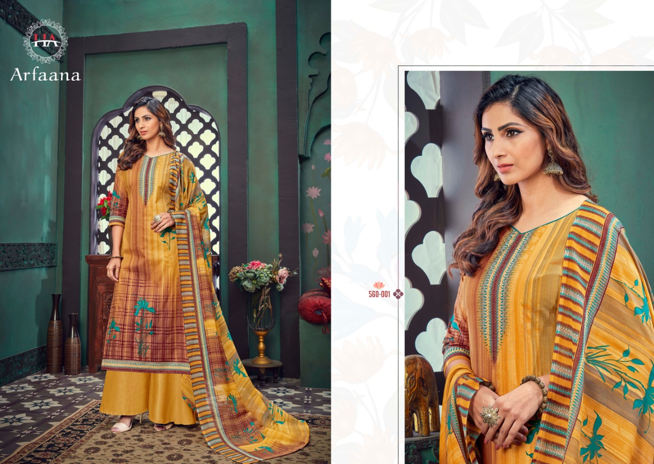 Harshit Presents Arfaana  Designer Dress Material Collection