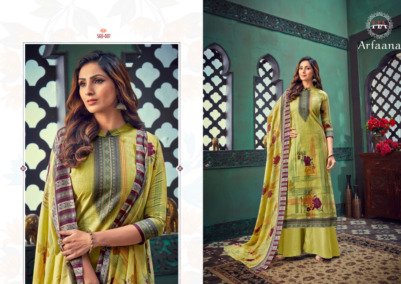 Harshit Presents Arfaana  Designer Dress Material Collection