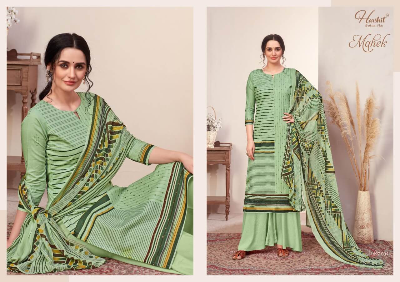 Harshit Presents Mahek   Digital Printed Dress Material