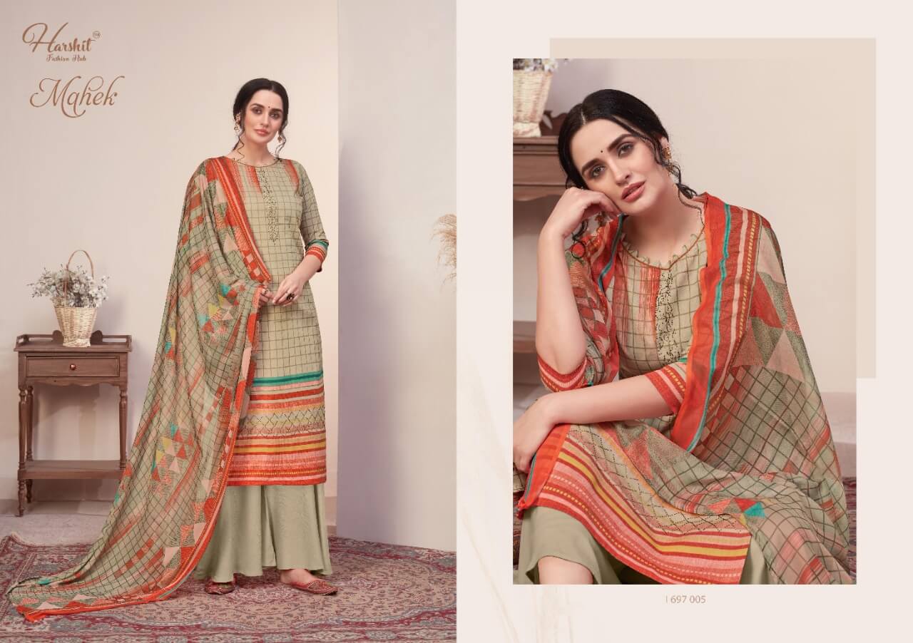 Harshit Presents Mahek   Digital Printed Dress Material