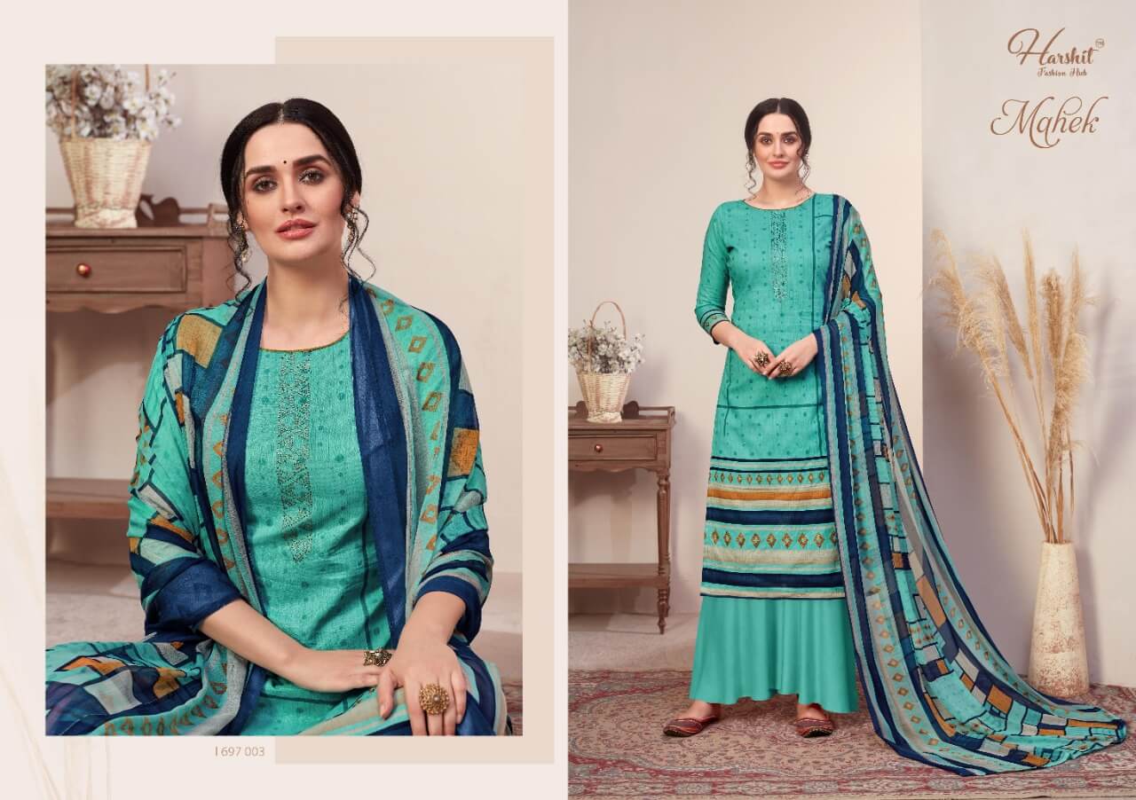 Harshit Presents Mahek   Digital Printed Dress Material