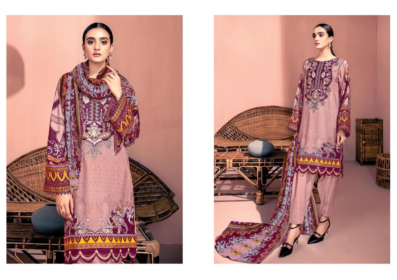 Hayaat Luxury Lawn Karachi Dress Materials Collection