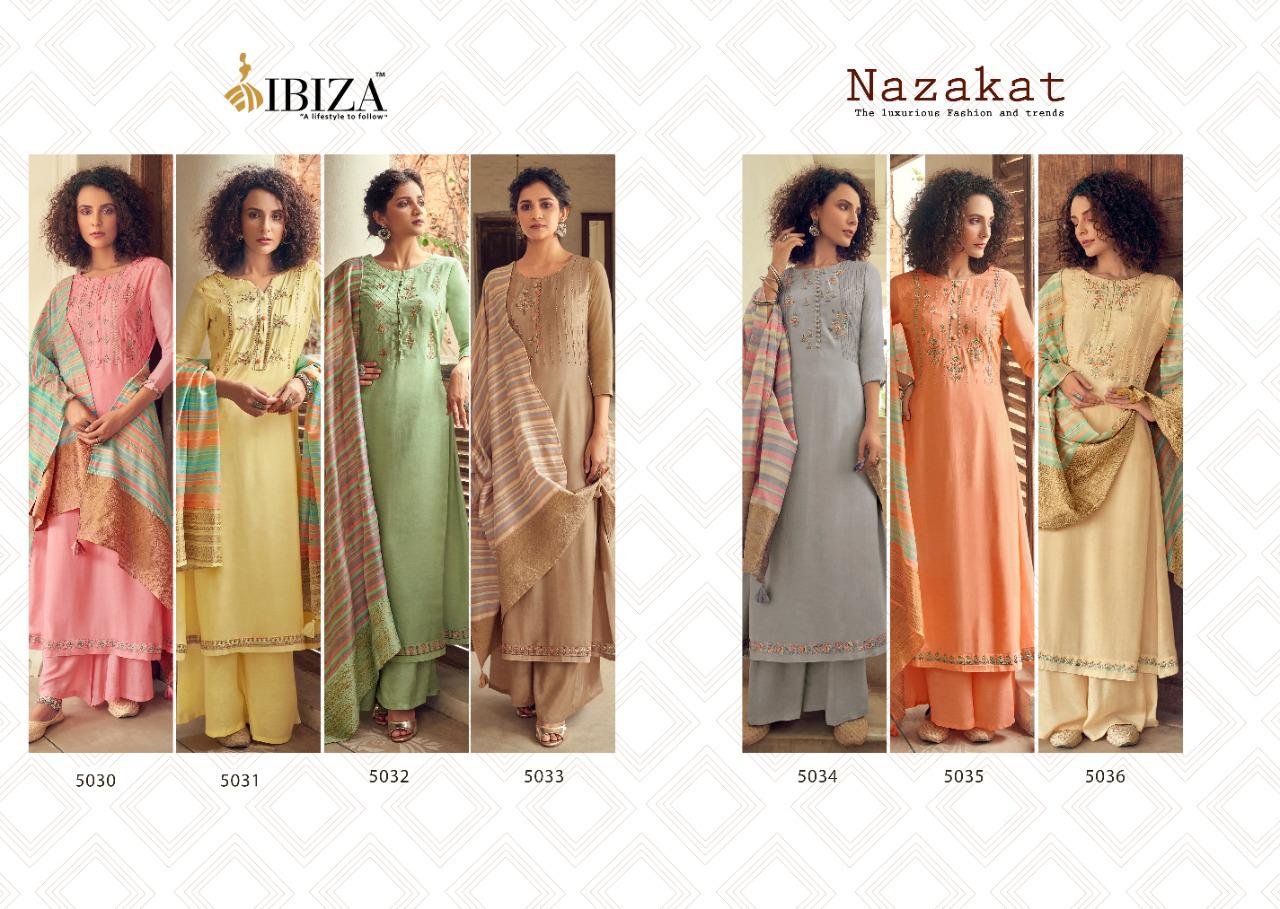 Ibiza  Presents  Nazakat Designer Dress Material