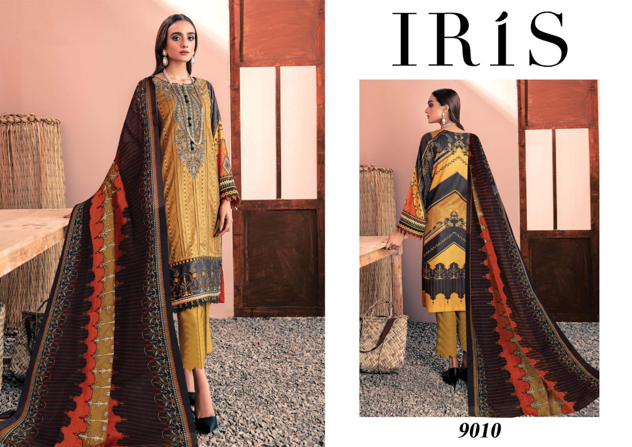 Iris Vol 9 Cotton Karachi Dress Materials Collection