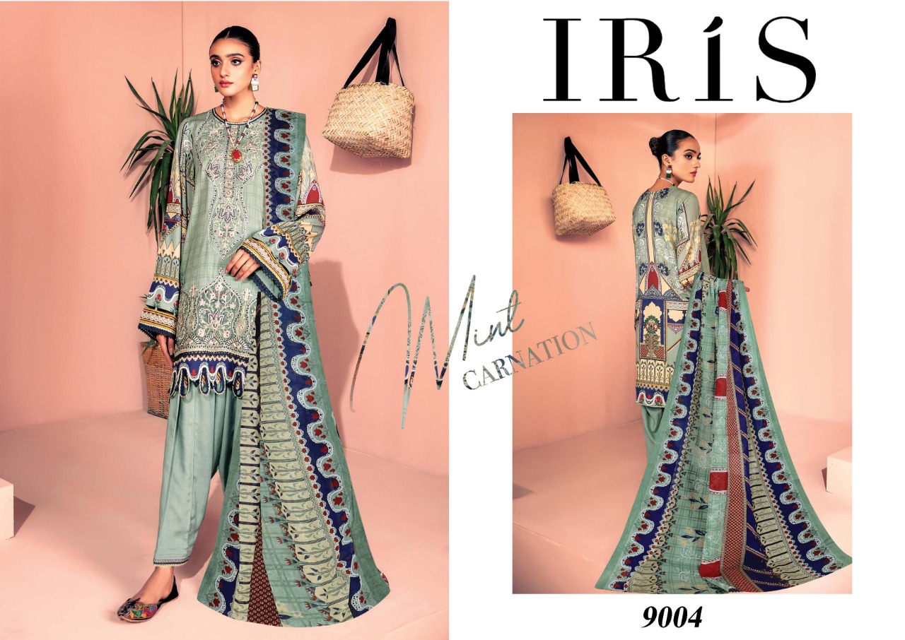 Iris Vol 9 Cotton Karachi Dress Materials Collection