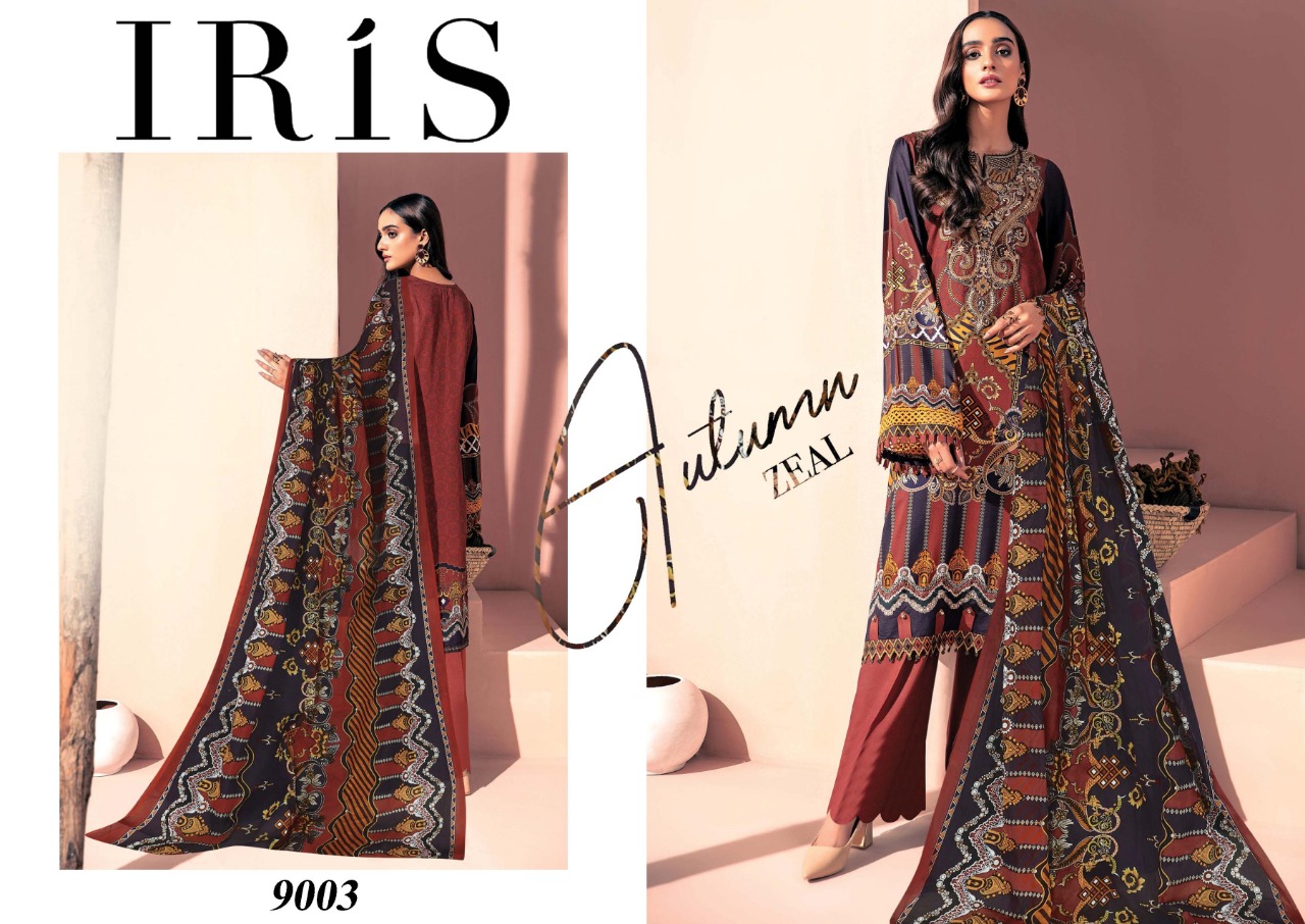 Iris Vol 9 Cotton Karachi Dress Materials Collection