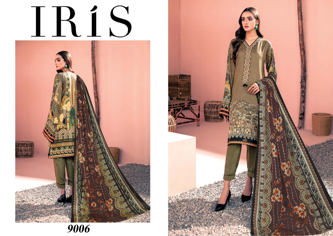 Iris Vol 9 Cotton Karachi Dress Materials Collection