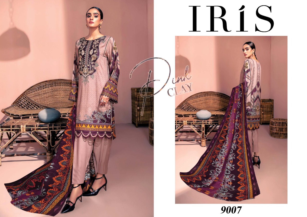 Iris Vol 9 Cotton Karachi Dress Materials Collection